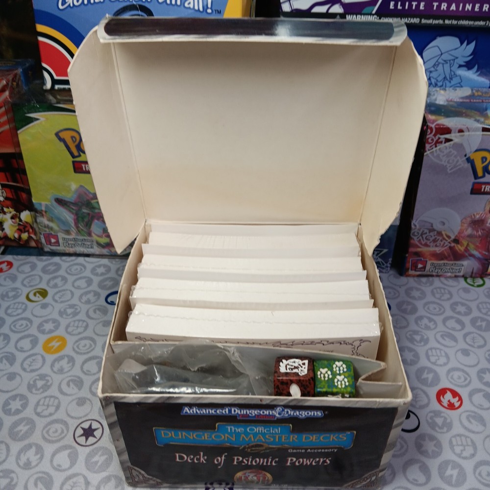 Deck Of Psionic Powers 9458 Dungeon Master Decks 2nd Edition DECKS STILL SEALED!