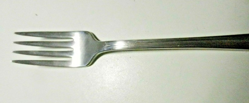 1939 REFLECTION Pattern FORK Wm Rogers Mfg Co Extra Plate Original Silverplated