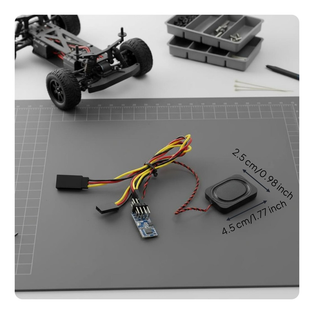 RC Car Engine Sound Simulator Easy Installation RC Vehicle Sound Module Kit