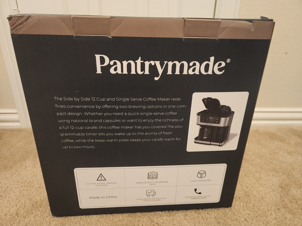 Deluxe 12-Cup Coffee Maker & Single Serve Brewer Programmable K-Cup Compatible