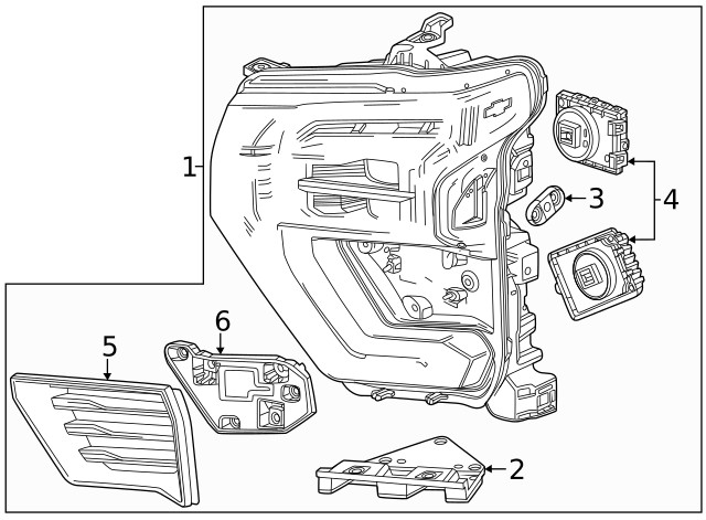 Genuine GM Side Bracket 85561488