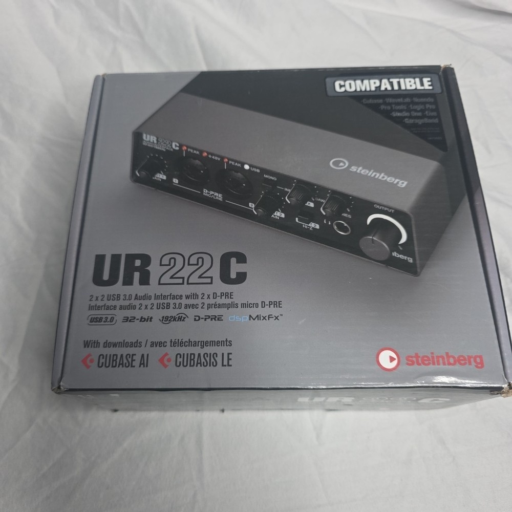 Steinberg UR22C 2x2 USB 3.0 Audio Interface New (BVL)