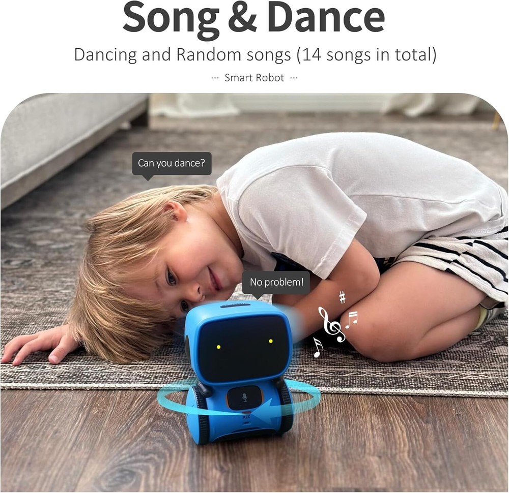 Educational Interactive Robot for Children - Singing, Dancing & Recording Toy