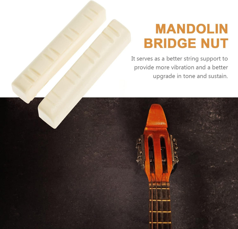 Mandolin String Nuts 2 Pack Lightweight Mandolin Neck Rest Pillow Accessory for