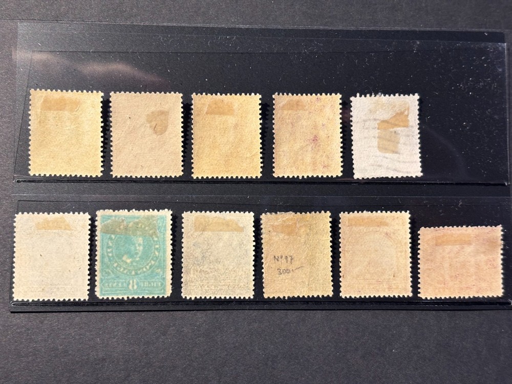 Nfld # 104-114 Mint Hinged, John Guy Issue (5-Cent Used) - CV $359.00 (CA0392)