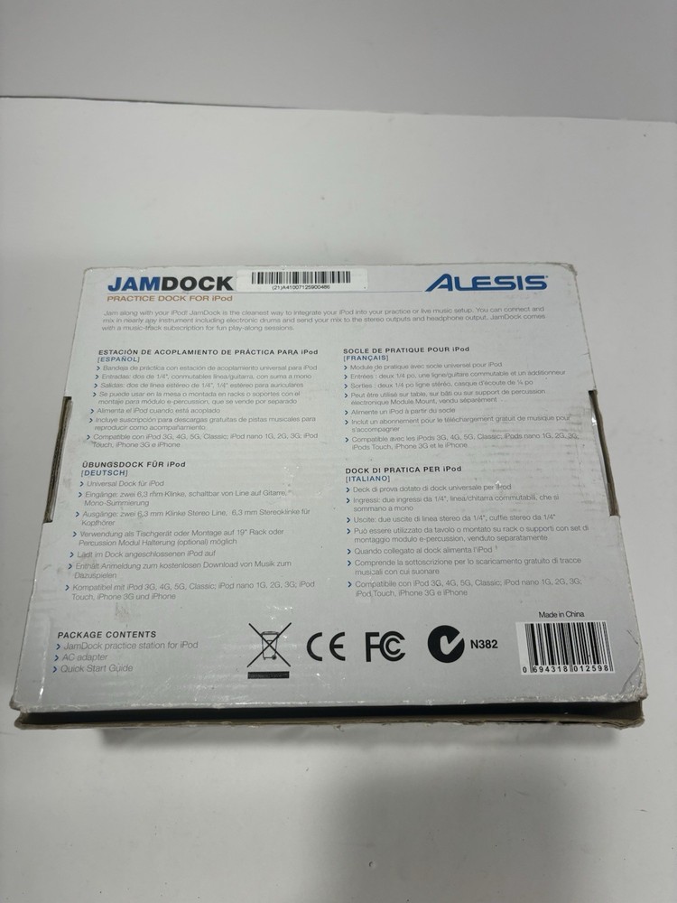 ALESIS JAMDOCK PRACTICE DOCK FOR IPOD