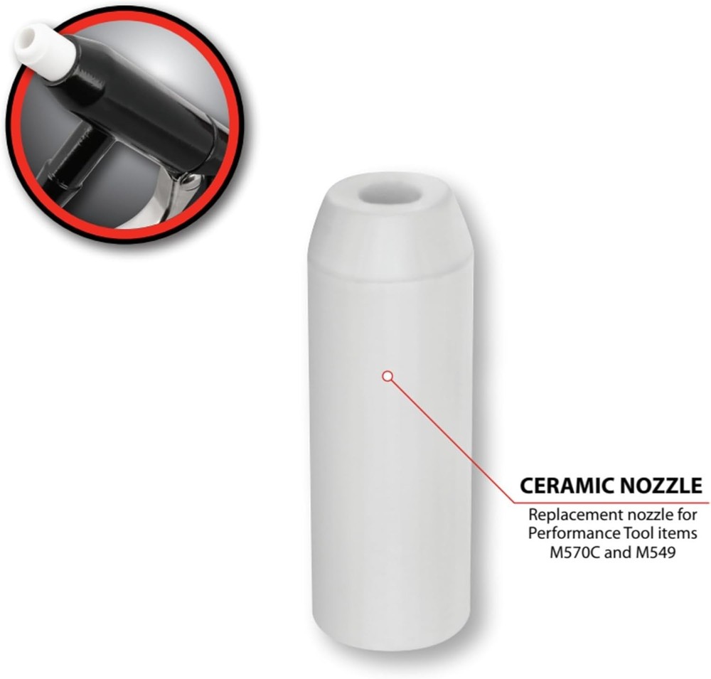 Ceramic Replacement Nozzles for M570C - Precision Blasting Enhanced