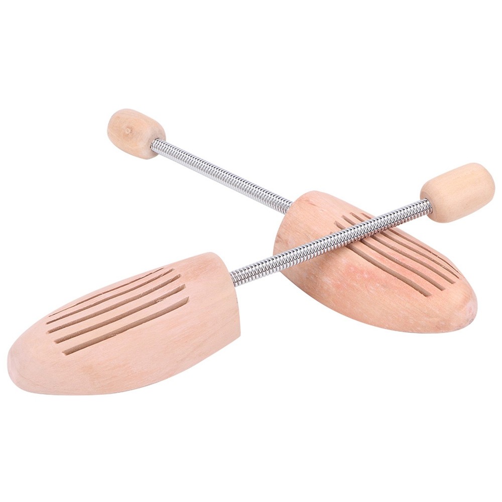 2Pcs Wood Shoe Tree With Spring Column Size 39-40