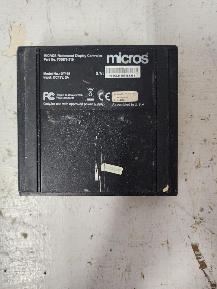 LOT OF 9 MICROS Restaurant Display Controller Model DT166