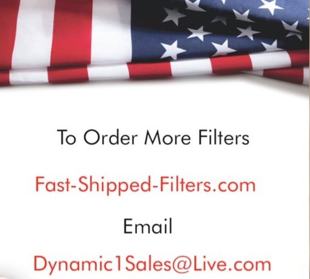 3 Amana Air Cleaner Replacement Filters Blue