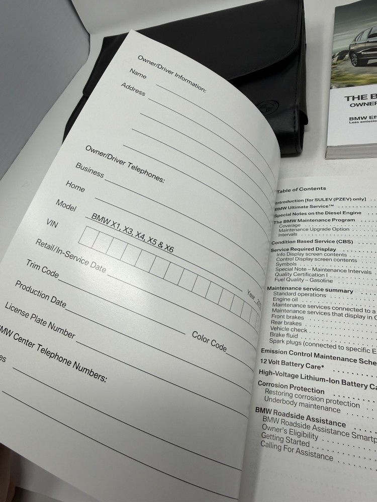 2016 BMW X5 Owners Manual OEM Set