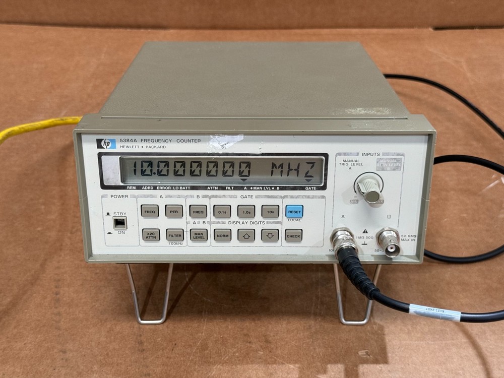 HP / Agilent 5384A Frequency Counter Needs Power Button But Works