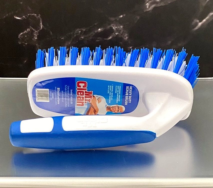 Mr. Clean Multi-Purpose Handheld Scrub Brush – Heavy Duty Bristles & Handle