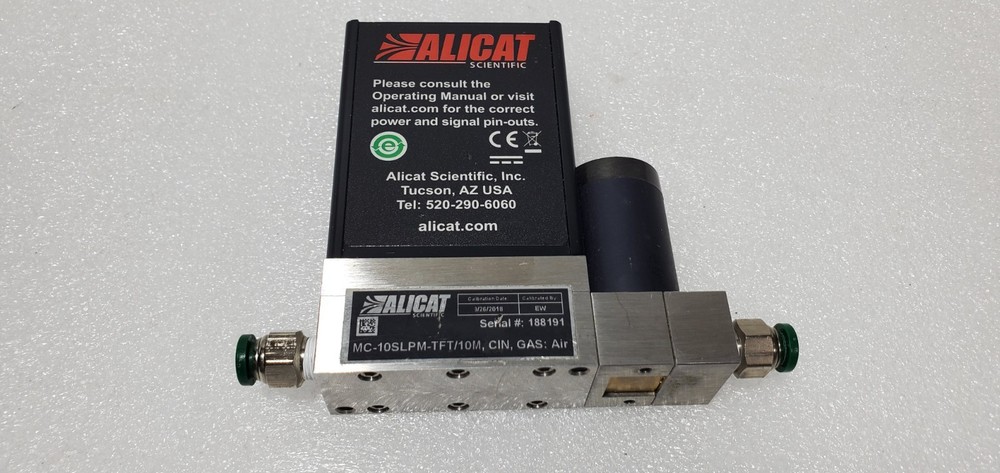 Alicat Scientific MC-10SLPM-TFT/10M Mass Flow Meter Controller