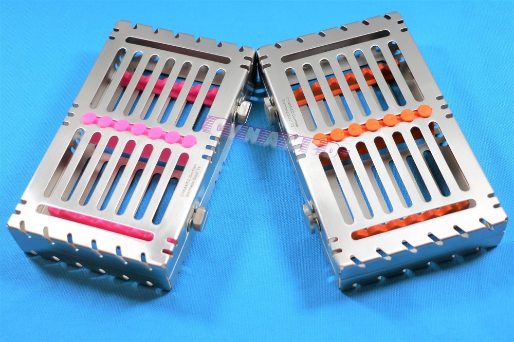 STERILIZING RACK FOR 7 INSTRUMENTS DETACHABLE PREMIUM GRADE GERMAN 2PCS