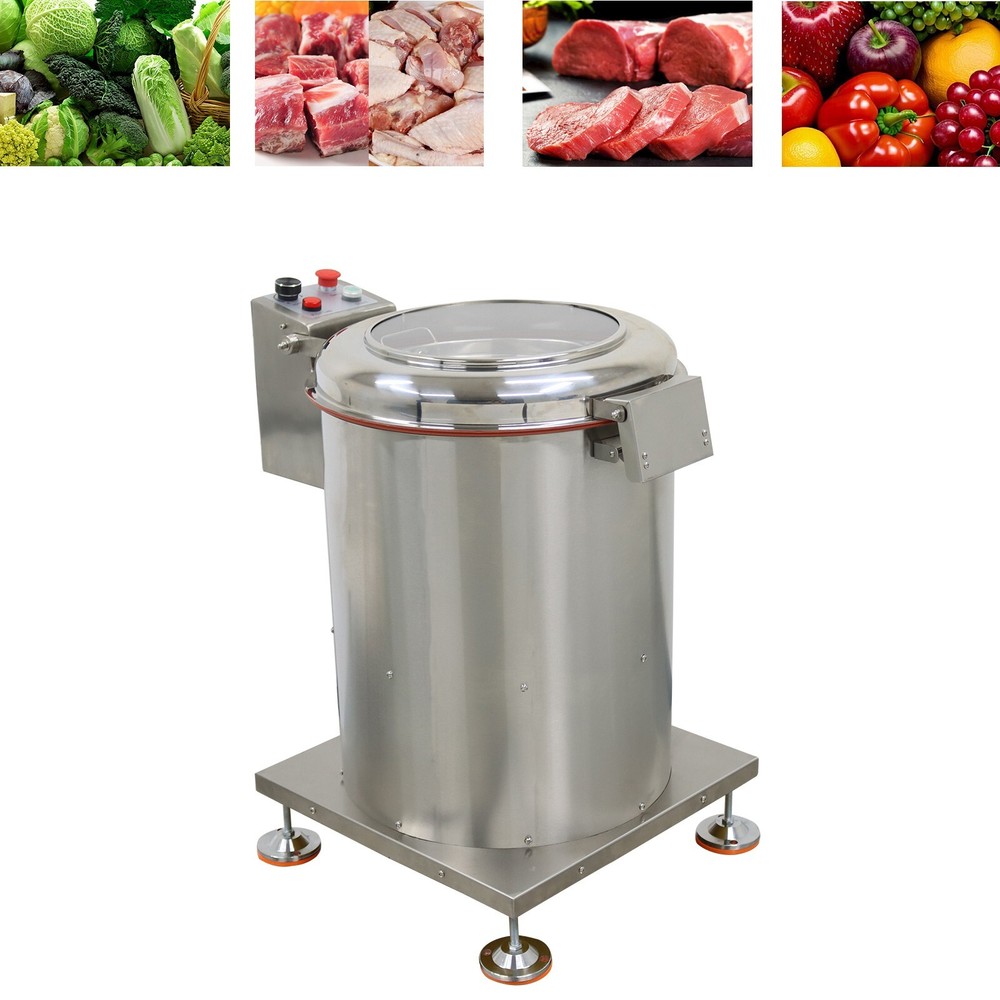 110V Commercial Automatic Dehydrator Meat Fruit Vegetable Centrifugal Dehydrator