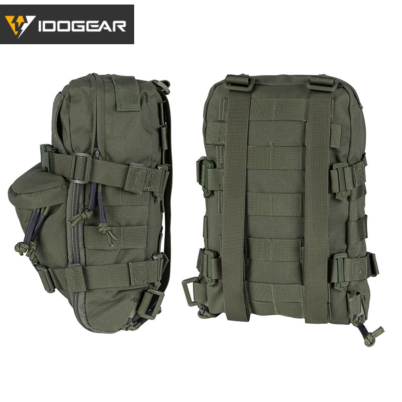 IDOGEAR Hydration Pack Hydration Backpack Assault Mini Bag Molle Pouch Paintball