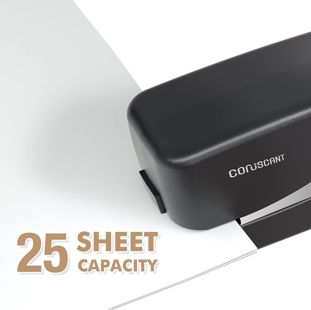 Coruscant Electric Stapler, Heavy Duty Desktop Stapler, No-Jam Automatic Stapler