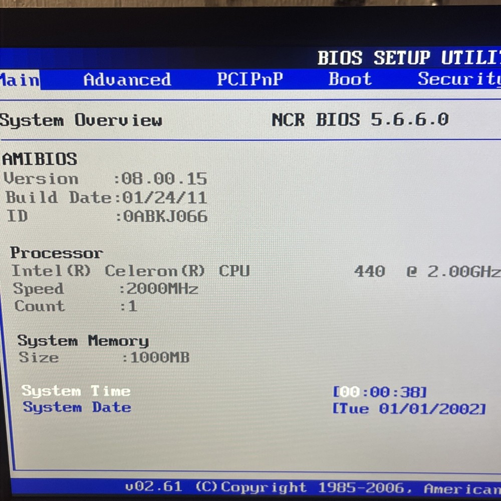 NCR 7459 5207 POS System Computer System - NO HDD