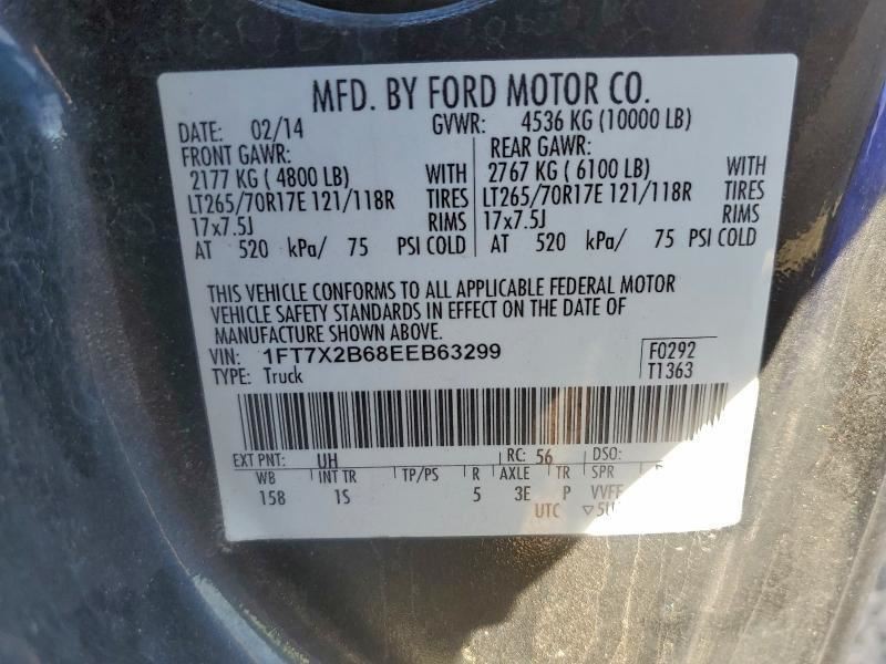 F250SD 2014 Spare Wheel Carrier 1401905