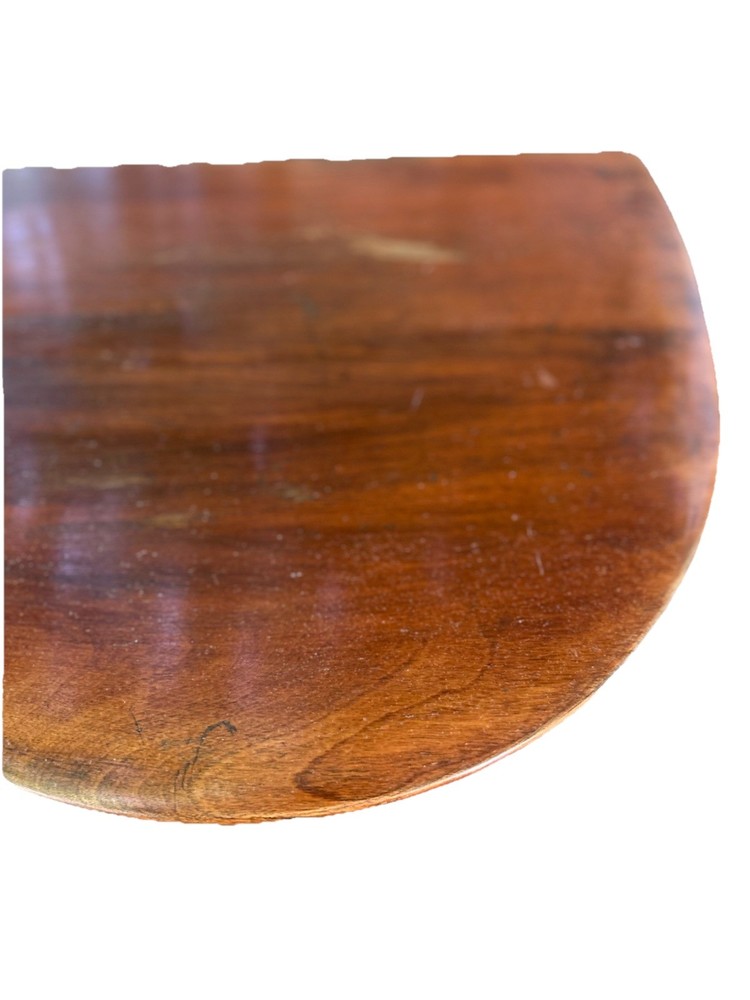 Antique 1930s Cushman Maple Drop Leaf Minimalist Side Table