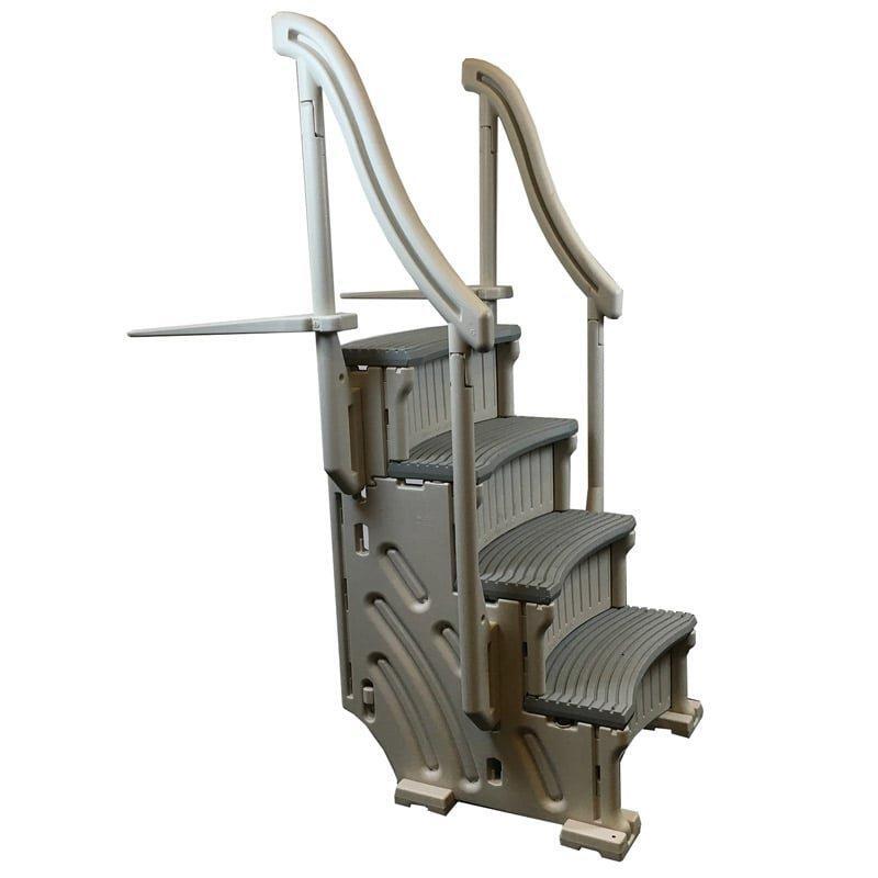 Confer Plastics CCX-AG Curve InPool 4 Step Entry for Above Ground Pools