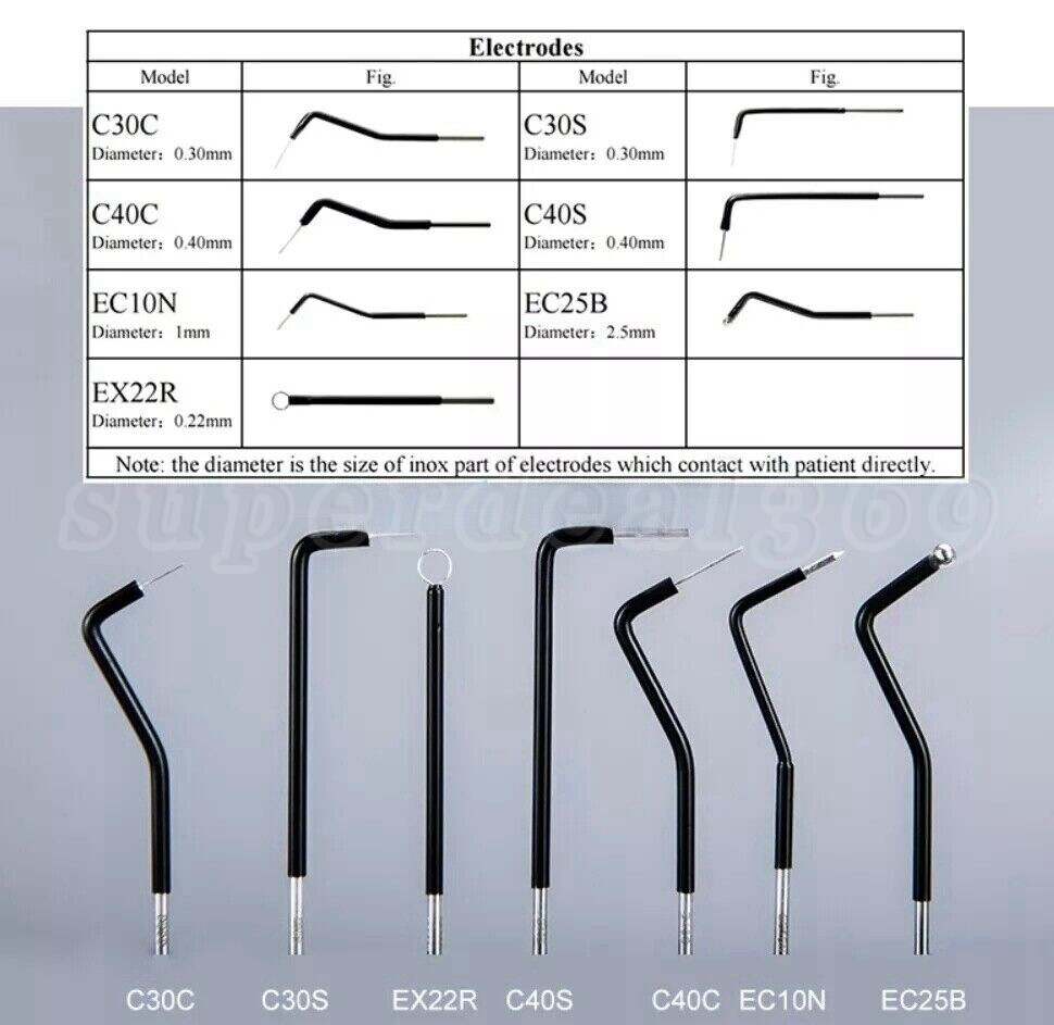 Electrosurgery Dental Cutting Unit with 7 Electrodes Tips