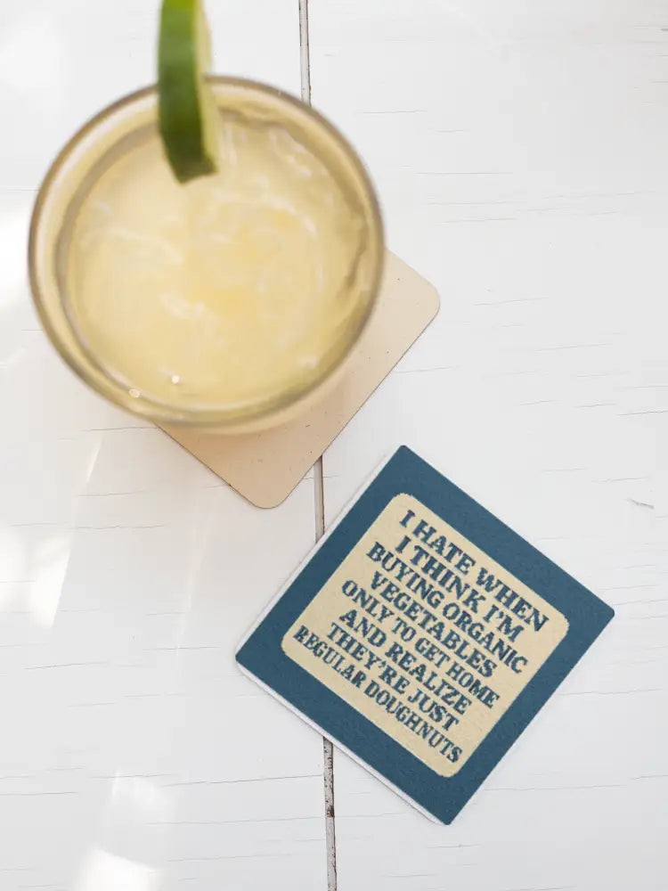 Handmade Coaster: Accidental Donut Cleanse