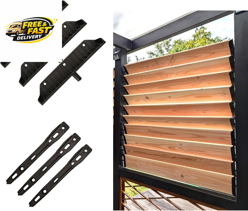 Louver Bracket Kit, Deck Sunblind System, Shutters Hardware System for Windows G
