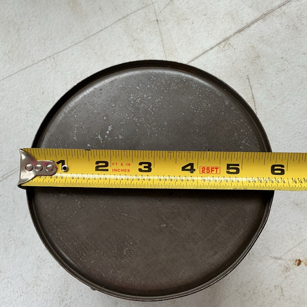 Vintage Tin Bush Pot Camping Cook Set with Lid and Handle
