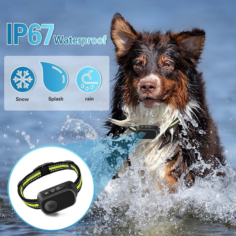 Small Medium Large Dogs Bark Collar - Beep Vibration Shock