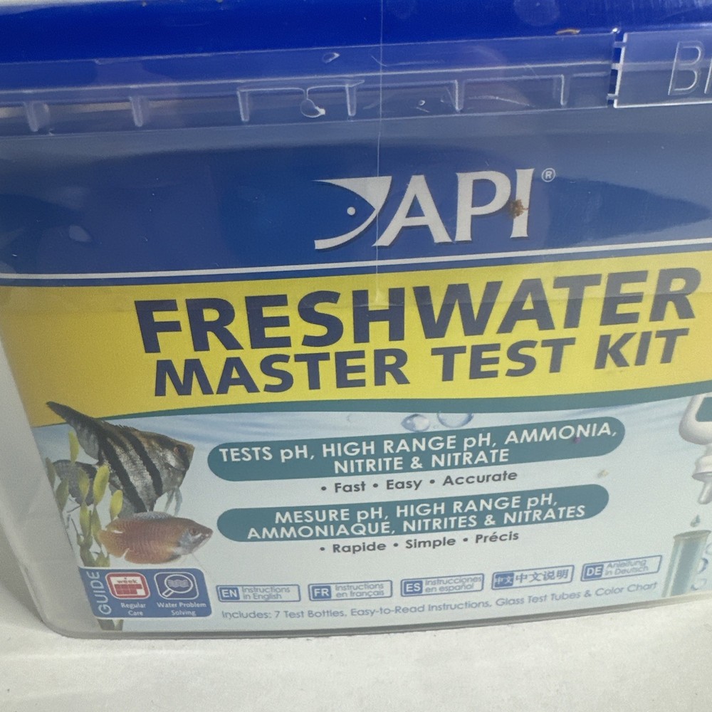API FRESH WATER MASTER TEST KIT, OVER 800 TESTS, SEALED, NEW! Expires 4/2028
