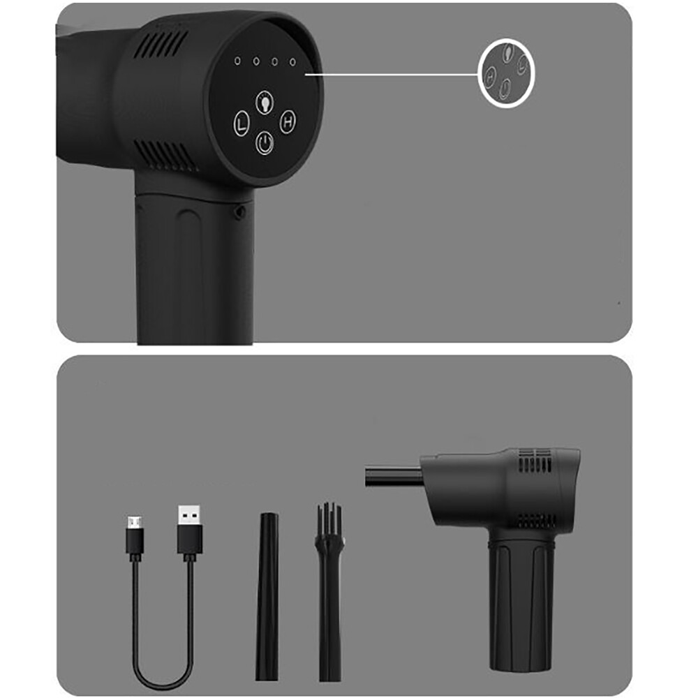 Wireless Air Duster USB Dust Blower Handheld Electric Compressed Dust Cleaner