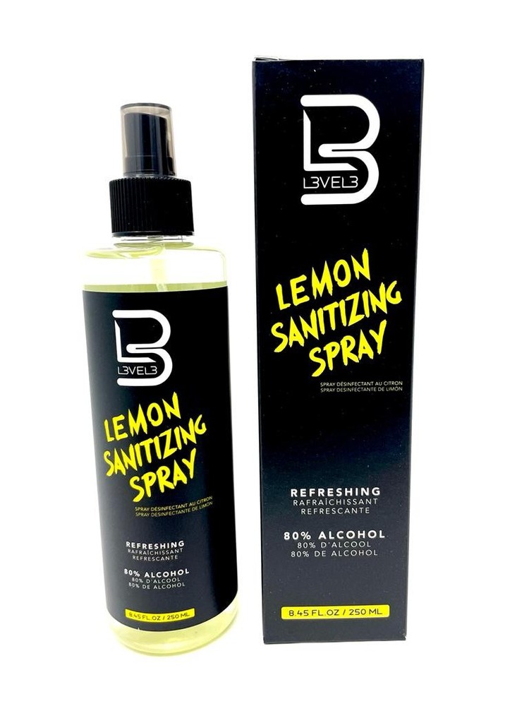 L3VEL3 Lemon Desinfecting Cologne 8.45 fl.oz
