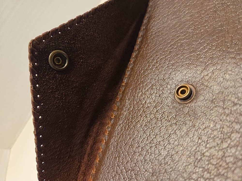 Vintage Leather Document Holder /folder / portfolio