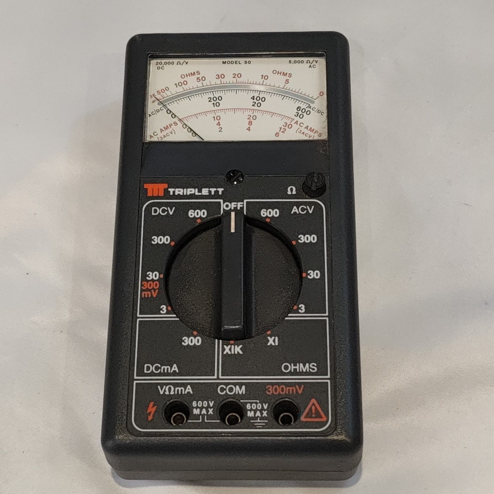 Triplett Model 50 Volt Ohm Milliammeter ***Not Working***