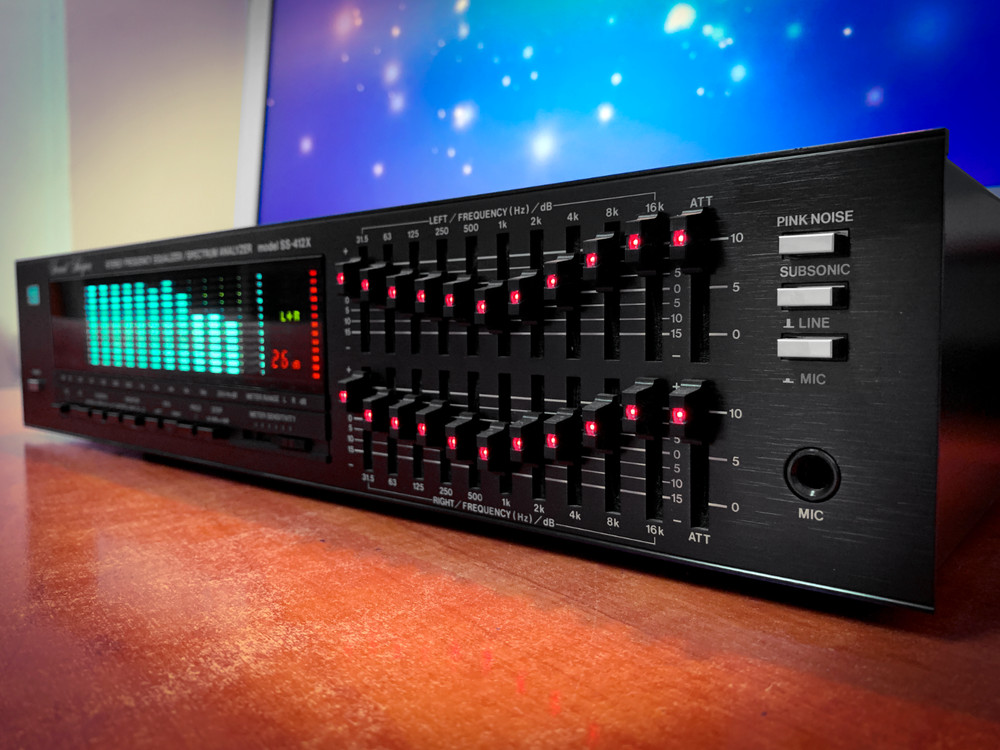 ADC SS-412X 🌈RaRe🌈 Vintage Stereo Frequency Equalizer