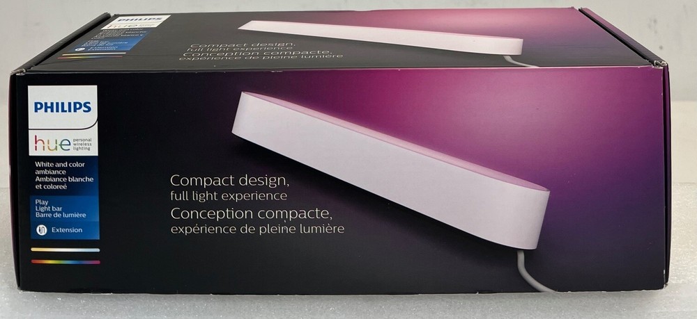 Philips Hue White & Color Ambiance Play Light Bar, Add-on, Extension Pack