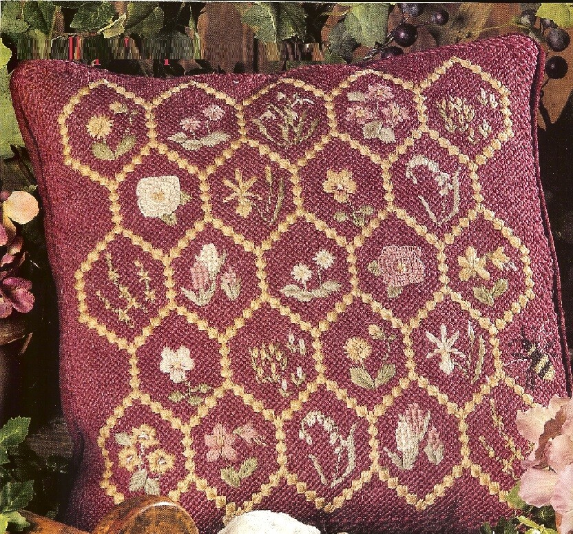 HONEYCOMB    NEEDLEPOINT  PATTERN  ONLY   PY - VYW
