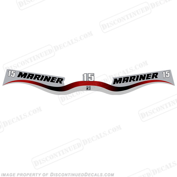 Fits Mariner 15hp Decal Kit - Wrap Around