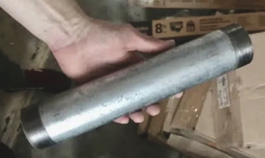 Phoenix Forge Group Galvanized Steel Conduit Nipple 2" x 12"
