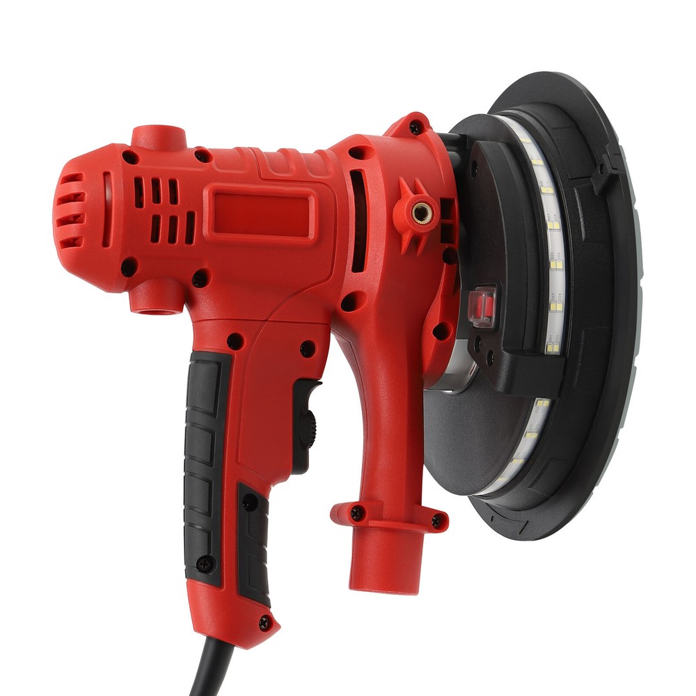 1200W Electric Drywall Sander Variable Speed Sanding Machine W/ LED Light Strip
