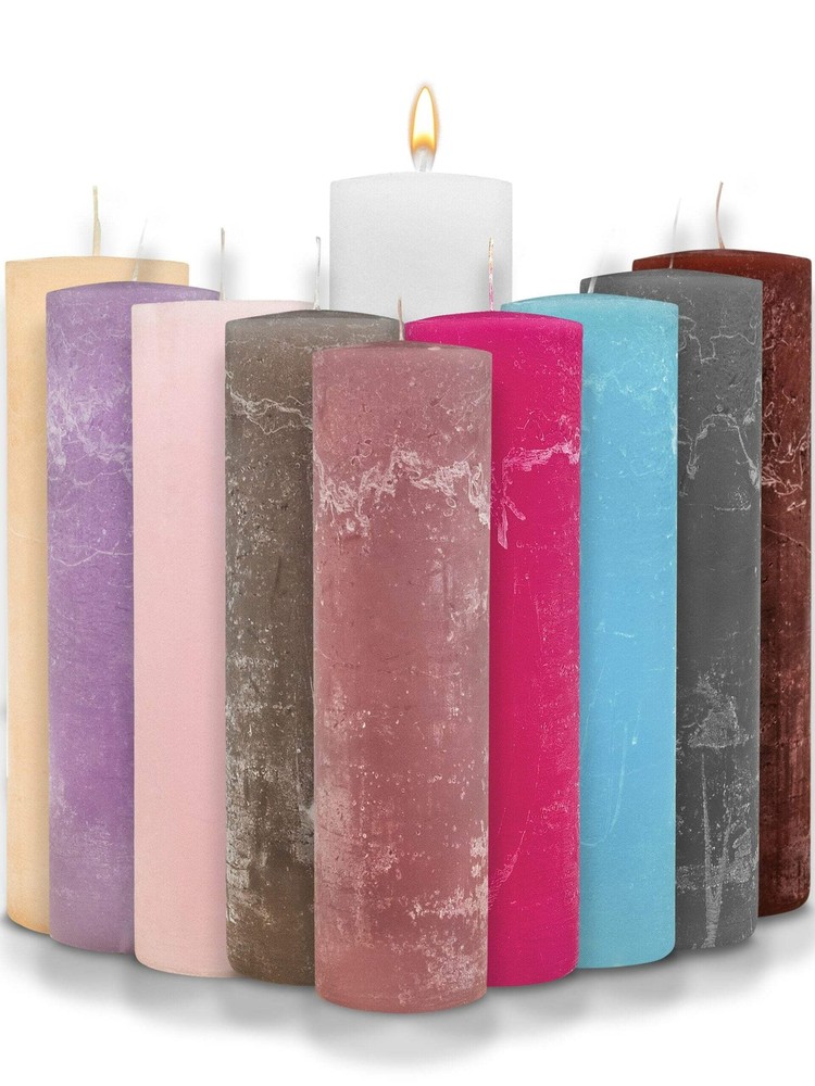 Rustic Pillar Candle Blank - For Decoration or Crafts