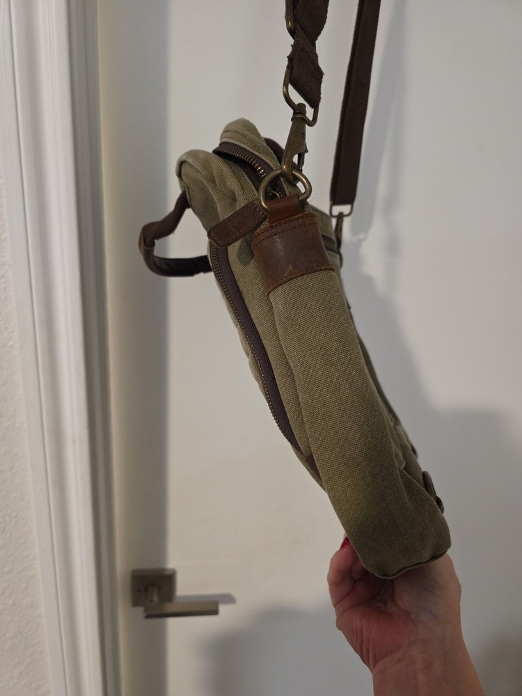 Acacia Canvas Leather backpack