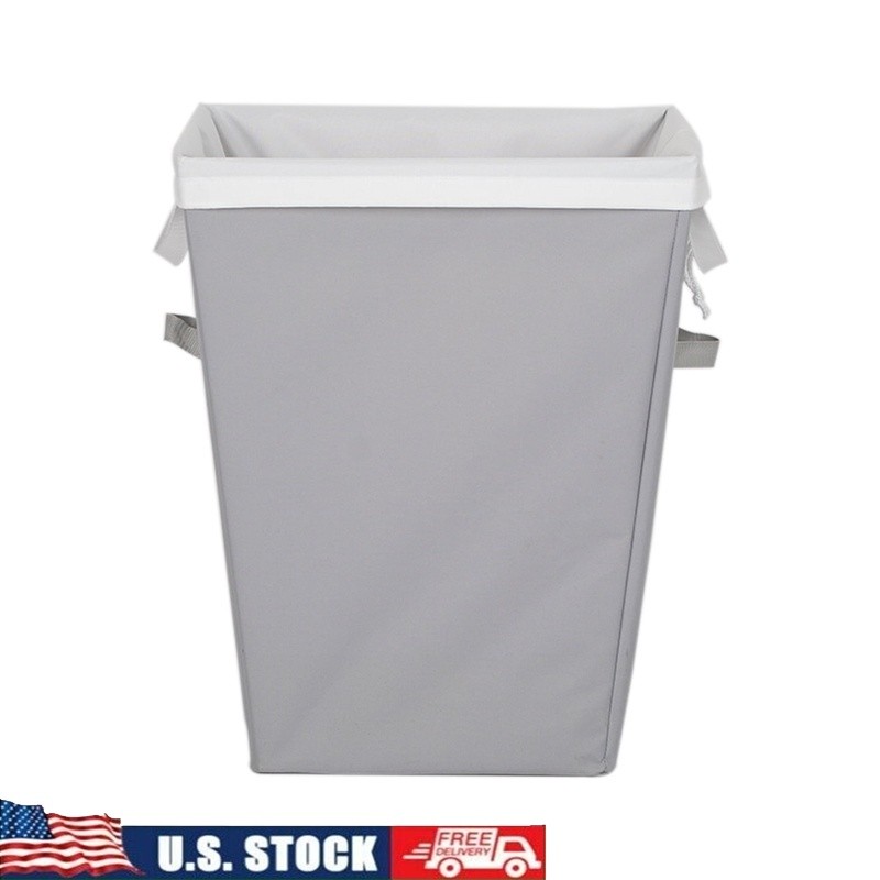 Rectangular Laundry Hamper W/ Removable Liner Durable Polyester Storage Basket