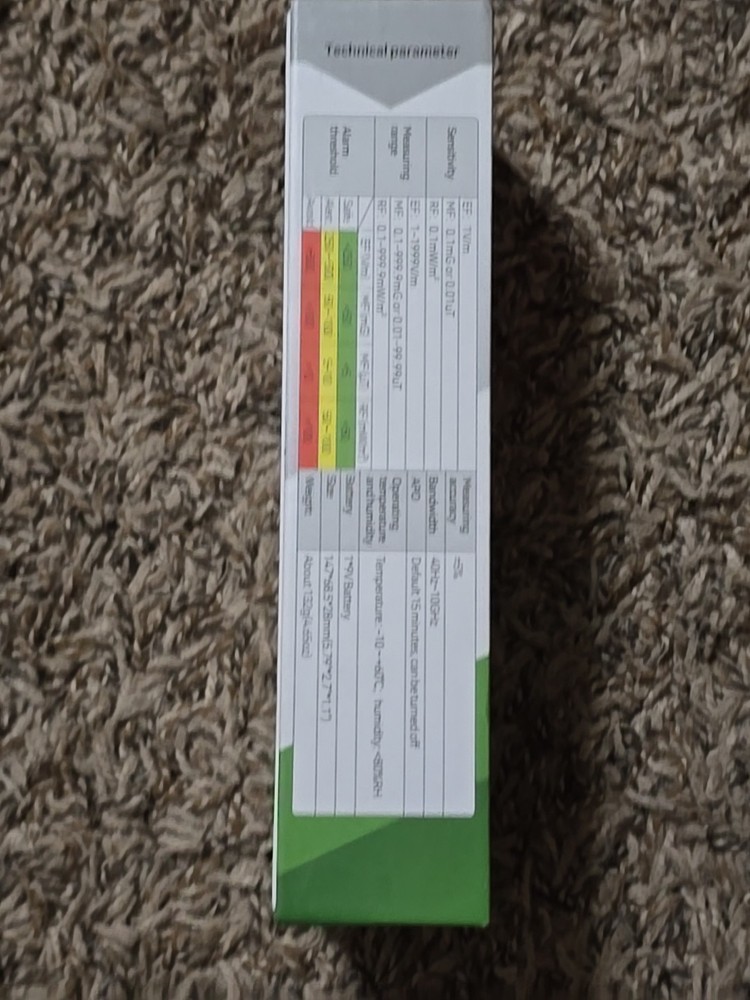 EMF Meter Detector By RDINSCOS Sealed Box Electromagnetic 3-1 Detector RD630C