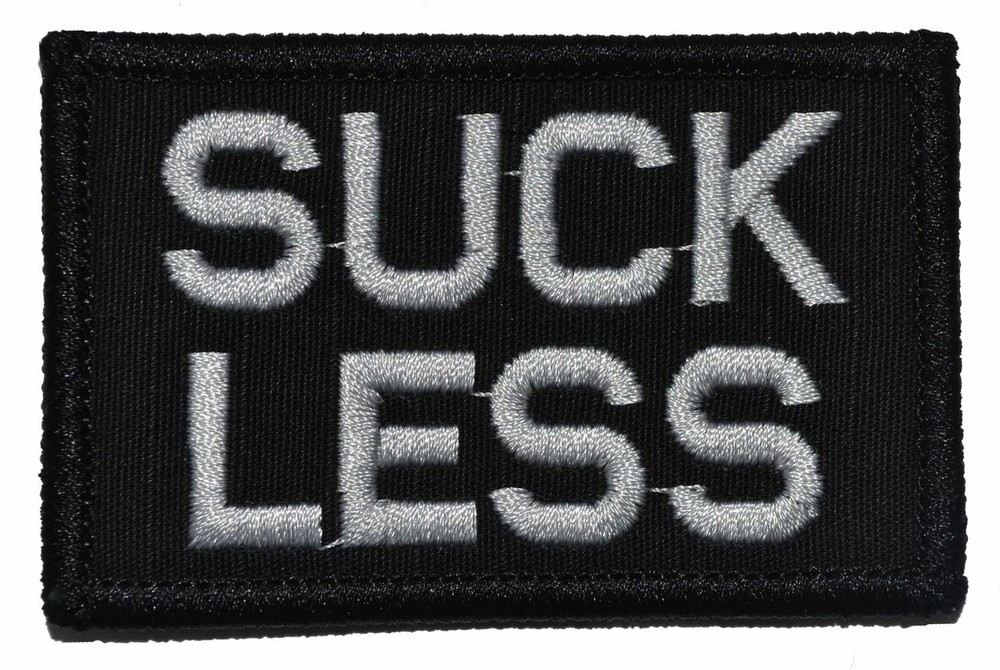 Suck Less - 2x3 Patch