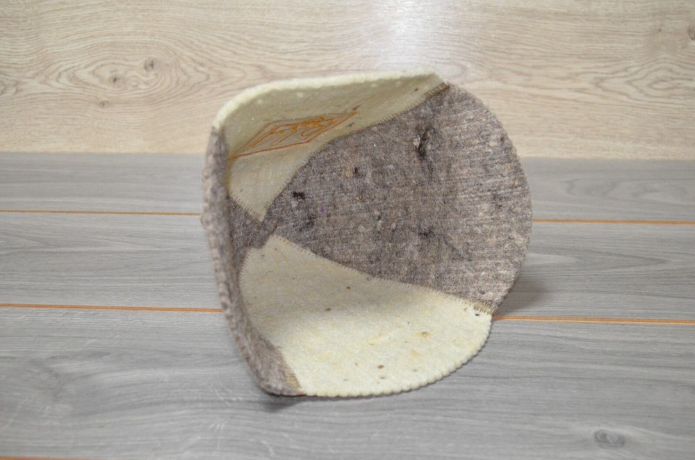 Sauna hat wool Ukrainian sheep's felt hat lovers sauna hat Felt bath sauna wool