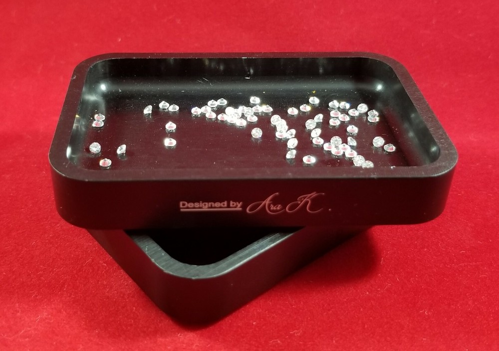 Jewelers Stackable Aluminum Stone Sorting Trays Diamond Bead Gem Stone Precious