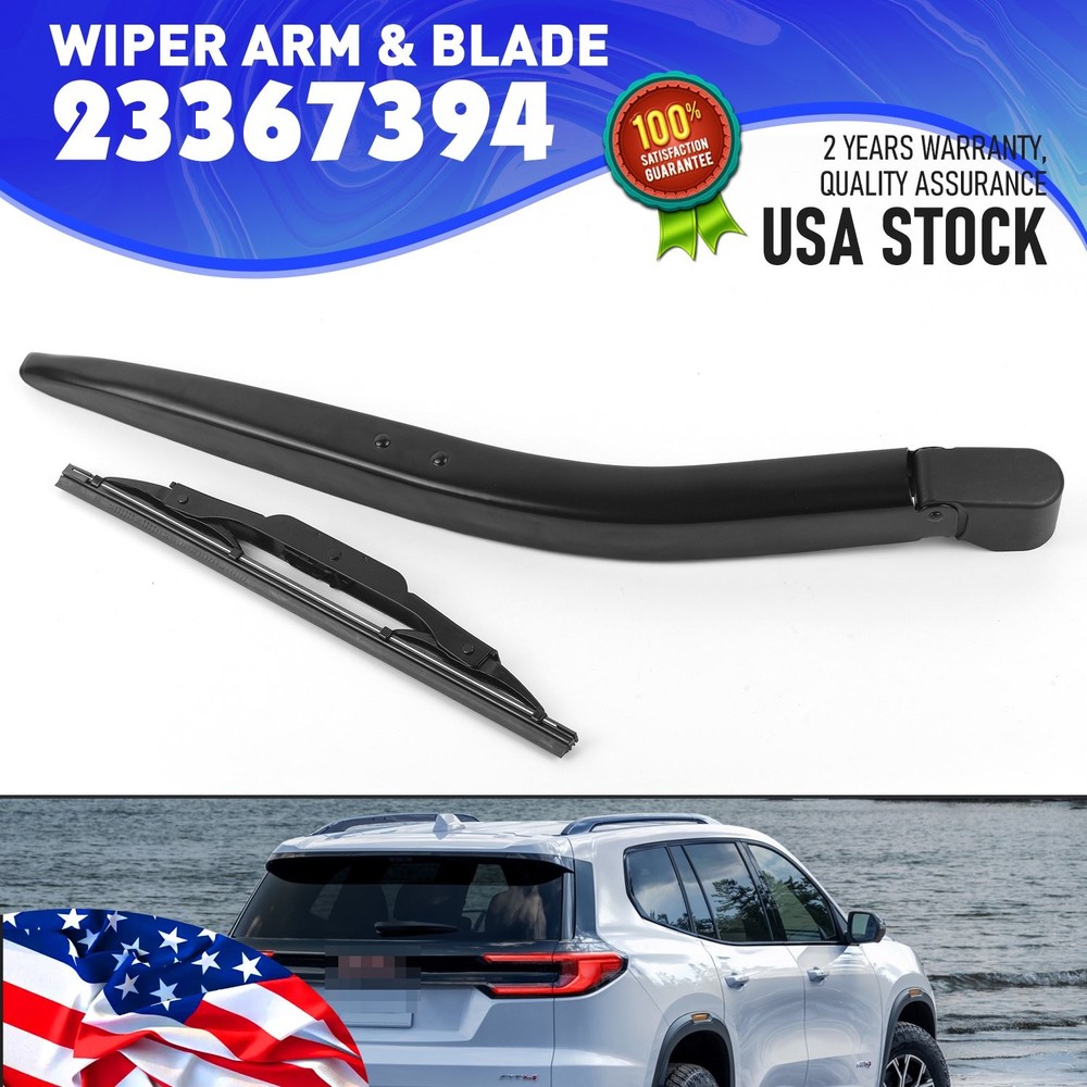 1Set Soft rubber Rear Windshield Wiper Arm & Blade 17''+10'' Replacement  KIT